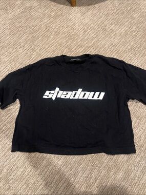 Shadow Hill Black Graphic Tee with White Logo